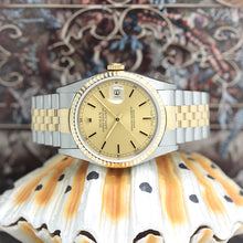 Lade das Bild in den Galerie-Viewer, Rolex Datejust Stahl/Gold Automatik Ref:16233 mit Rolex Box &amp; Papiere von 1996
