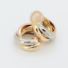 Lade das Bild in den Galerie-Viewer, Cartier Trinity 18k 750 Gold Gelbgold, Rosegold, Weißgold Ohrringe Creolen B&amp;P
