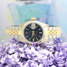 Lade das Bild in den Galerie-Viewer, Rolex Lady Datejust Stahl/Gold Ref: 69173 mit Rolex Box &amp; Papiere von 1993
