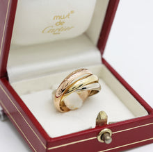 Lade das Bild in den Galerie-Viewer, Cartier Trinity Tricolour 18KT Gold mit Cartier Box in Gr. 55
