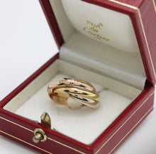 Lade das Bild in den Galerie-Viewer, Cartier Trinity Tricolour 18KT Gold mit Cartier Box in Gr. 55
