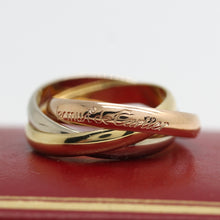 Lade das Bild in den Galerie-Viewer, Cartier Trinity Tricolour 18KT Gold mit Cartier Box in Gr. 55
