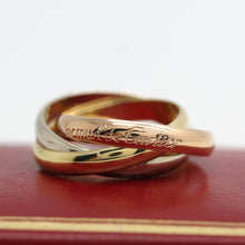 Lade das Bild in den Galerie-Viewer, Cartier Trinity Tricolour 18KT Gold mit Cartier Box in Gr. 55
