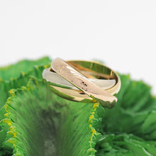 Lade das Bild in den Galerie-Viewer, Cartier Trinity Tricolour 18KT Gold mit Cartier Box in Gr. 50
