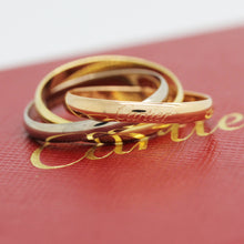 Lade das Bild in den Galerie-Viewer, Cartier Trinity Tricolour 18KT Gold mit Cartier Box in Gr. 54

