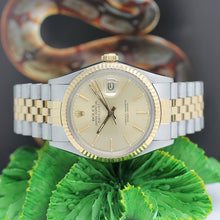 Lade das Bild in den Galerie-Viewer, Rolex Datejust Stahl/Gold Ref : 16013

