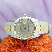 Lade das Bild in den Galerie-Viewer, Rolex Datejust Medium Stahl/Gold Ref: 68273 mit Box von 1994
