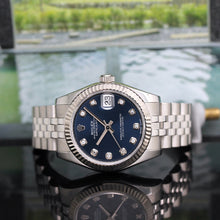 Lade das Bild in den Galerie-Viewer, Rolex Datejust Medium Stahl/Weißgold Ref : 178274 mit Rolex Box &amp; Papiere
