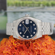 Lade das Bild in den Galerie-Viewer, Rolex Datejust Medium Stahl/Weißgold Ref : 178274 mit Rolex Box &amp; Papiere
