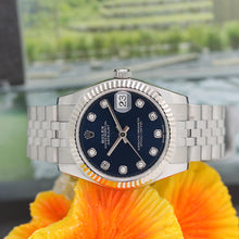 Lade das Bild in den Galerie-Viewer, Rolex Datejust Medium Stahl/Weißgold Ref : 178274 mit Rolex Box &amp; Papiere
