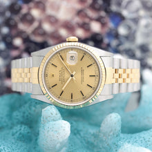 Lade das Bild in den Galerie-Viewer, Datejust Stahl/Gold Ref : 16233
