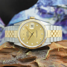 Lade das Bild in den Galerie-Viewer, Datejust Stahl/Gold Ref : 16233
