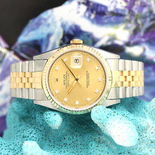 Lade das Bild in den Galerie-Viewer, Datejust Stahl/Gold Ref : 16233
