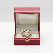 Lade das Bild in den Galerie-Viewer, Les must de Cartier Trinity Tricolour 18KT Gold mit Cartier Box in Gr. 52
