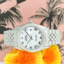 Lade das Bild in den Galerie-Viewer, Rolex Datejust Stahl/Weißgold Ref : 16234
