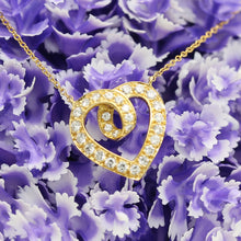 Lade das Bild in den Galerie-Viewer, Tiffany &amp; Co. Herz Diamantanhänger in 18KT Gold mit Box
