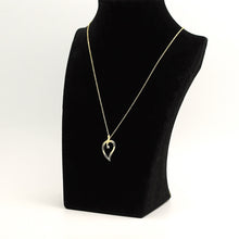 Lade das Bild in den Galerie-Viewer, Tiffany &amp; Co. &quot;offenes Blatt &quot; Halskette mit Diamant in 18KT Gold
