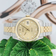 Lade das Bild in den Galerie-Viewer, Datejust Stahl/Gold Ref : 16233
