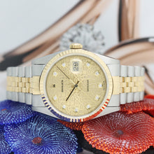 Lade das Bild in den Galerie-Viewer, Datejust Stahl/Gold Ref : 16233
