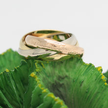 Lade das Bild in den Galerie-Viewer, Les must de Cartier Trinity Tricolour 18KT Gold mit Cartier Box in Gr. 51
