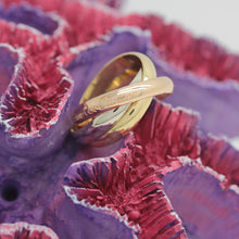 Lade das Bild in den Galerie-Viewer, Cartier Trinity Tricolour 18KT Gold mit Cartier Box in Gr. 55
