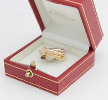 Lade das Bild in den Galerie-Viewer, Cartier Trinity Tricolour 18KT Gold mit Cartier Box in Gr. 54
