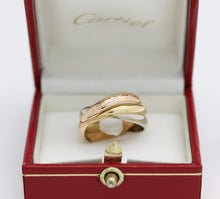 Lade das Bild in den Galerie-Viewer, Cartier Trinity Tricolour 18KT Gold mit Cartier Box in Gr. 54
