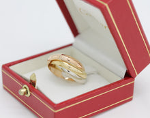 Lade das Bild in den Galerie-Viewer, Cartier Trinity Tricolour 18KT Gold mit Cartier Box in Gr. 54
