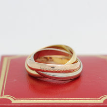 Lade das Bild in den Galerie-Viewer, Cartier Trinity Tricolour 18KT Gold mit Cartier Box in Gr. 55
