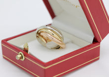Lade das Bild in den Galerie-Viewer, Cartier Trinity Tricolour 18KT Gold mit Cartier Box in Gr. 55
