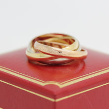 Lade das Bild in den Galerie-Viewer, Cartier Trinity Tricolour 18KT Gold mit Cartier Box in Gr. 55
