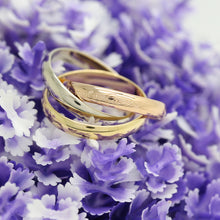 Lade das Bild in den Galerie-Viewer, Cartier Trinity Tricolour 18KT Gold mit Cartier Box in Gr. 55
