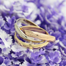 Lade das Bild in den Galerie-Viewer, Cartier Trinity Tricolour 18KT Gold mit Cartier Box in Gr. 55

