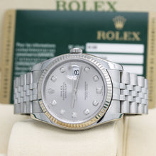 Lade das Bild in den Galerie-Viewer, Rolex Datejust Stahl/Weißgold Ref : 116234

