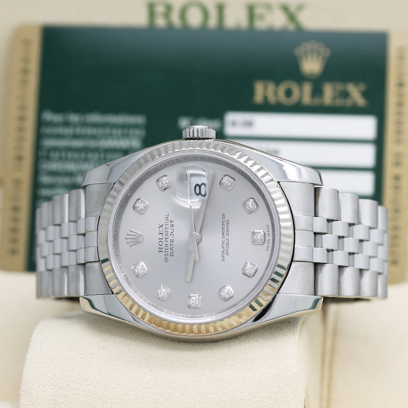 Rolex Datejust Stahl/Weißgold Ref : 116234