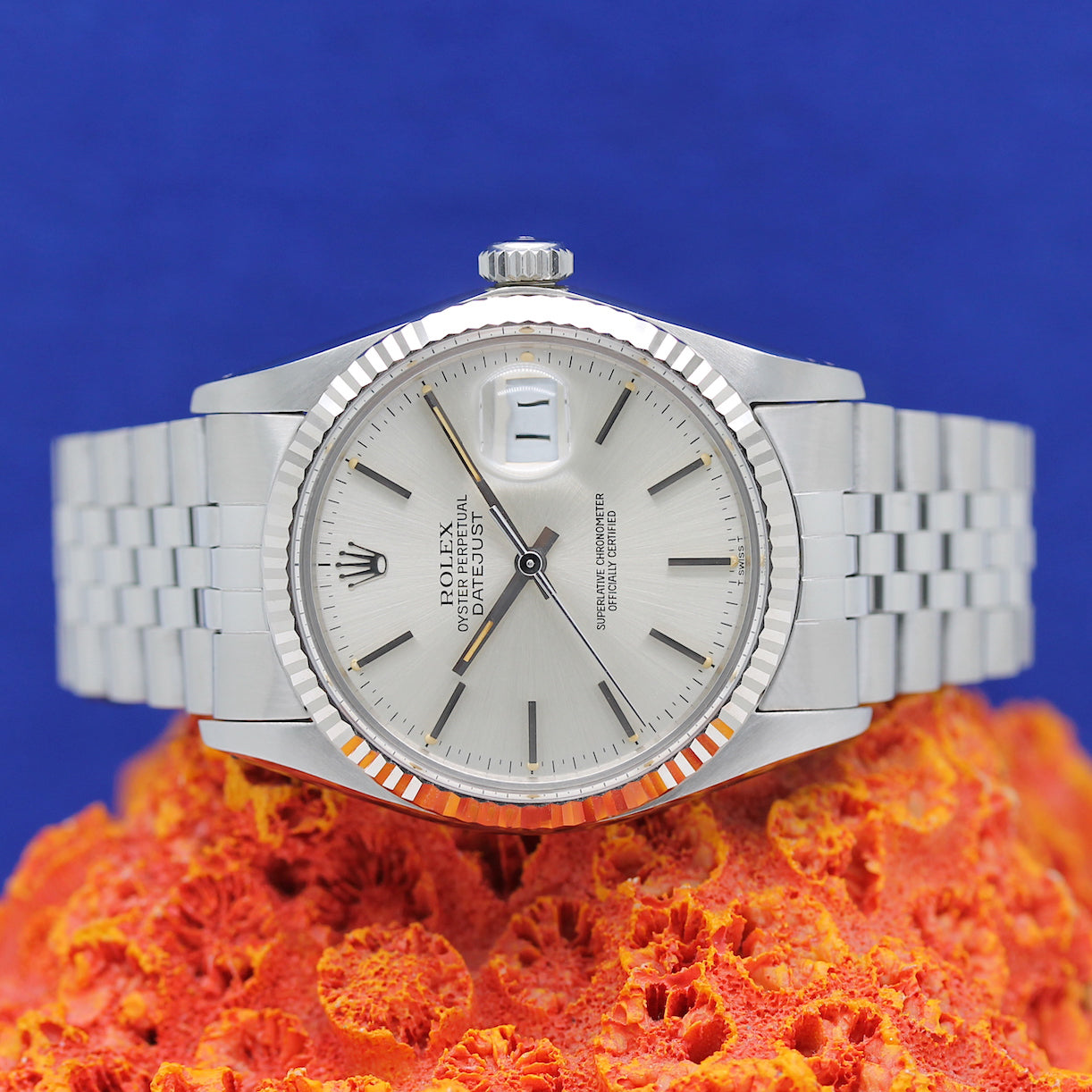 Rolex Datejust Stahl/Weißgold Ref : 16014