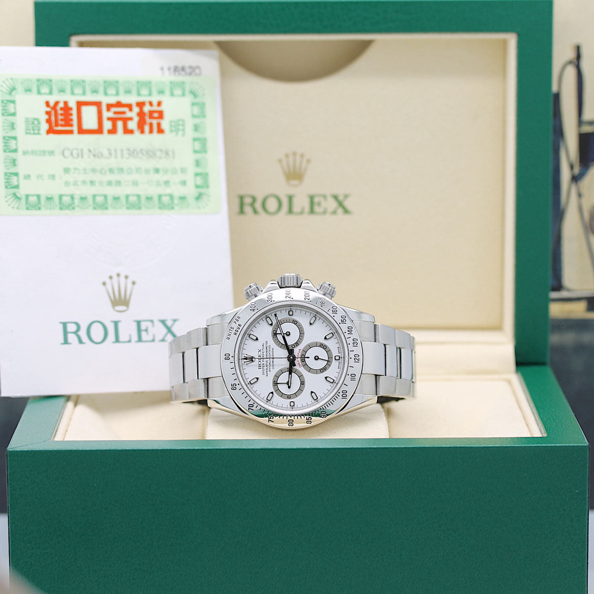 Rolex Daytona Stahl Ref: 116520