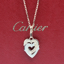 Lade das Bild in den Galerie-Viewer, Cartier &quot; Double Heart &quot; Halskette in 18KT Rosegold mit Cartier Box
