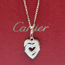 Lade das Bild in den Galerie-Viewer, Cartier &quot; Double Heart &quot; Halskette in 18KT Rosegold mit Cartier Box
