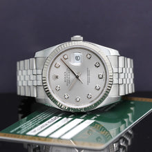 Lade das Bild in den Galerie-Viewer, Rolex Datejust Stahl/Weißgold Ref : 116234
