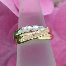 Lade das Bild in den Galerie-Viewer, Les must de Cartier Trinity Tricolour 18KT Gold mit Cartier Box &amp; Papiere in Gr. 50
