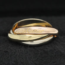 Lade das Bild in den Galerie-Viewer, Les must de Cartier Trinity Tricolour 18KT Gold mit Cartier Box in Gr. 53
