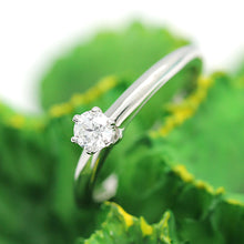 Lade das Bild in den Galerie-Viewer, Tiffany &amp; Co.Verlobungsring Platin 950 - Gr.51 - Box &amp; Zertifikat 0,22 ct - VS1
