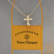 Lade das Bild in den Galerie-Viewer, Tiffany &amp; Co. Elsa Peretti &quot;kleines Kreuz&quot; Halskette in 18KT Gold mit Box
