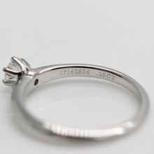 Lade das Bild in den Galerie-Viewer, Tiffany &amp; Co. Verlobungsring Platin 950-Gr.52 - Box &amp; Zertifikat 0.28 ct - VVS2
