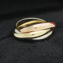 Lade das Bild in den Galerie-Viewer, Les must de Cartier Trinity Tricolour 18KT Gold mit Cartier Box in Gr. 53
