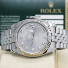 Lade das Bild in den Galerie-Viewer, Rolex Datejust Stahl/Weißgold Ref : 116234
