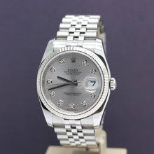 Lade das Bild in den Galerie-Viewer, Rolex Datejust Stahl/Weißgold Ref : 116234
