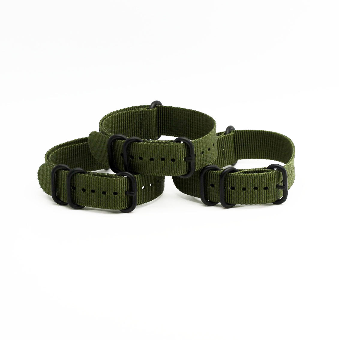 1 x Nato Armband grün / olive  –  20mm – passend für diverse Sport Modelle