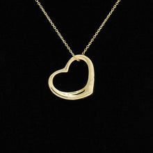 Lade das Bild in den Galerie-Viewer, Tiffany &amp; Co. Elsa Peretti &quot;offenes Herz&quot; in Groß Halskette in 18KT Gold mit Box
